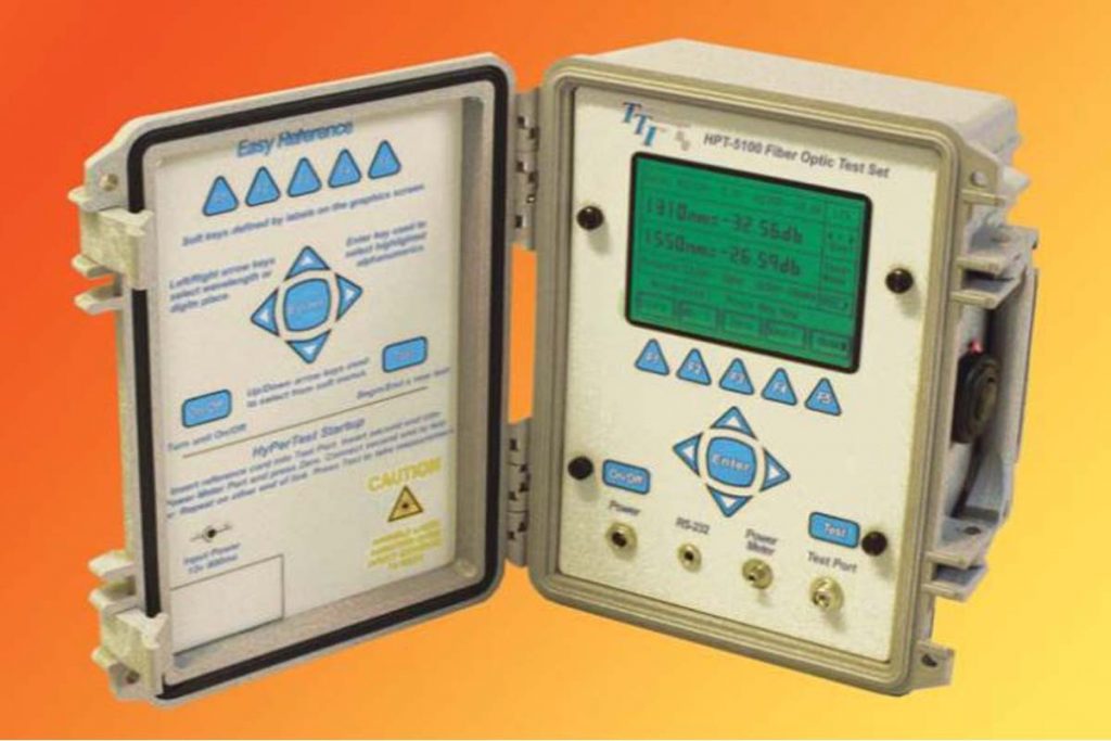 HPT5100 Advanced Fiber Optic Loss Test Set DCT Test and Measurement