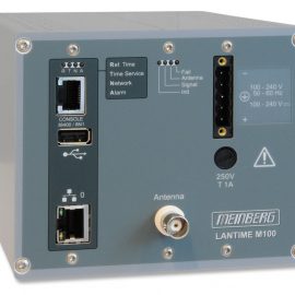 LANTIME M100: NTP Time Server with internal Reference Clock for DIN Rail Installations