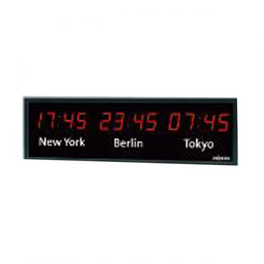 LED world time clock system DCT Test and Measurement