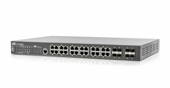 Layer 2 Rackmount Switch | Industrial GbE PoE Switch IGS-2408SM-24PH