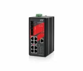 Industrial Managed GbE PoE Switch IGS-804SM-8PH