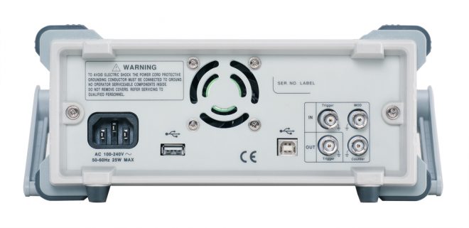 AFG-2225 Dual-Channel Arbitrary Function Generator back