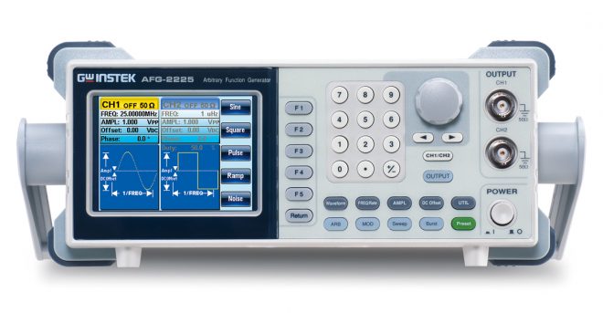 AFG-2225 Dual-Channel Arbitrary Function Generator front