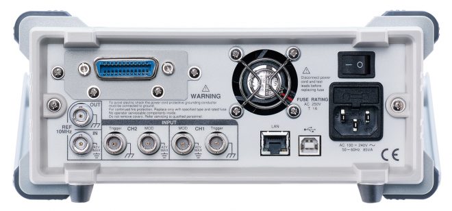 AFG-303x & AFG-302x Arbitrary Function Generator back