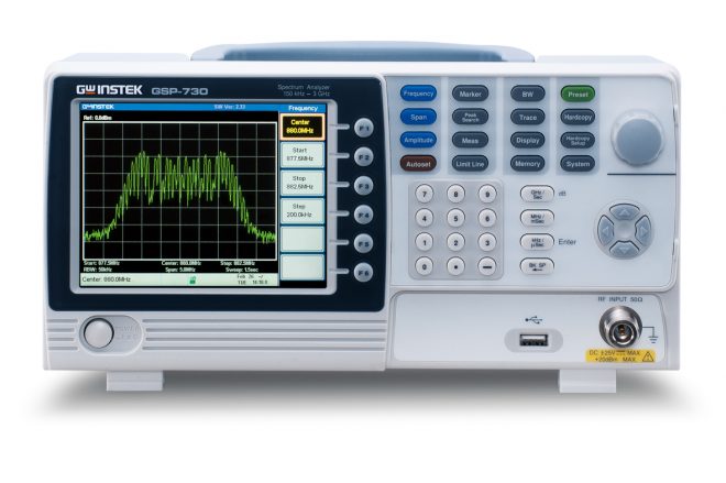 GSP-730 Spectrum Analyzer front
