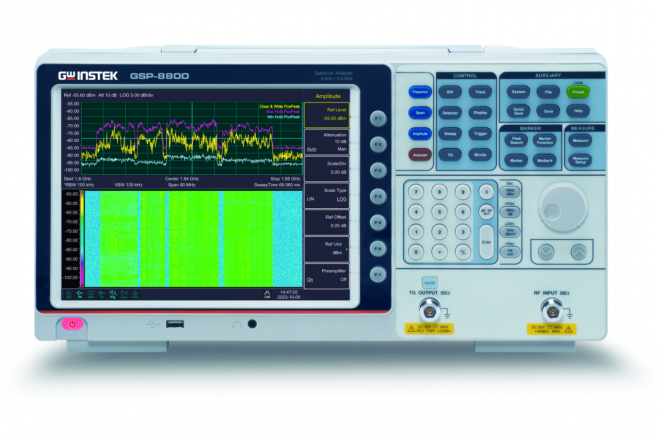 GSP-8000 Spectrum Analyzer front