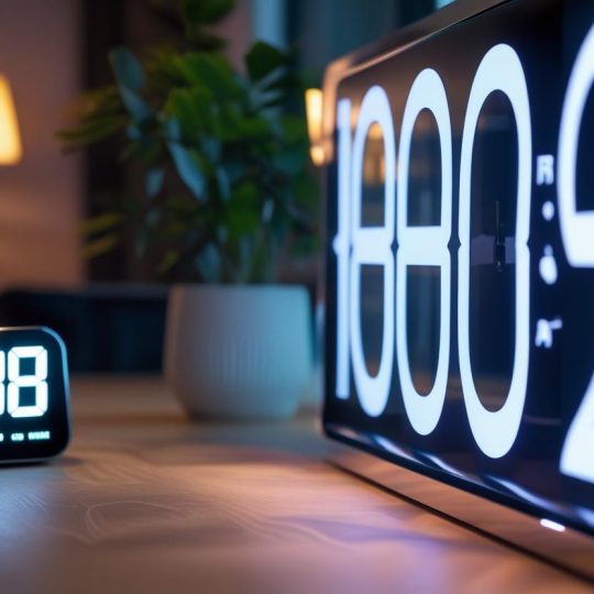 LED wall clocks