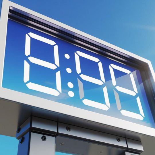 Outdoors Digital Clocks